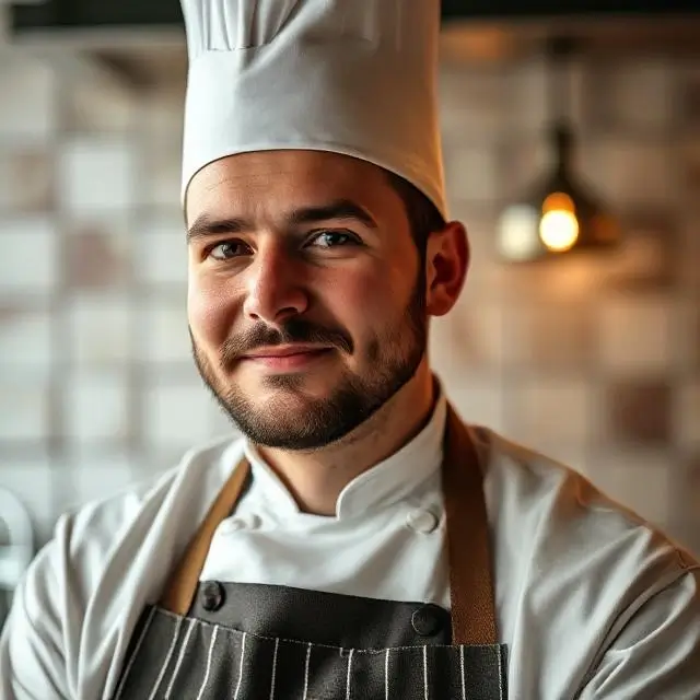 Portrait of a head chef