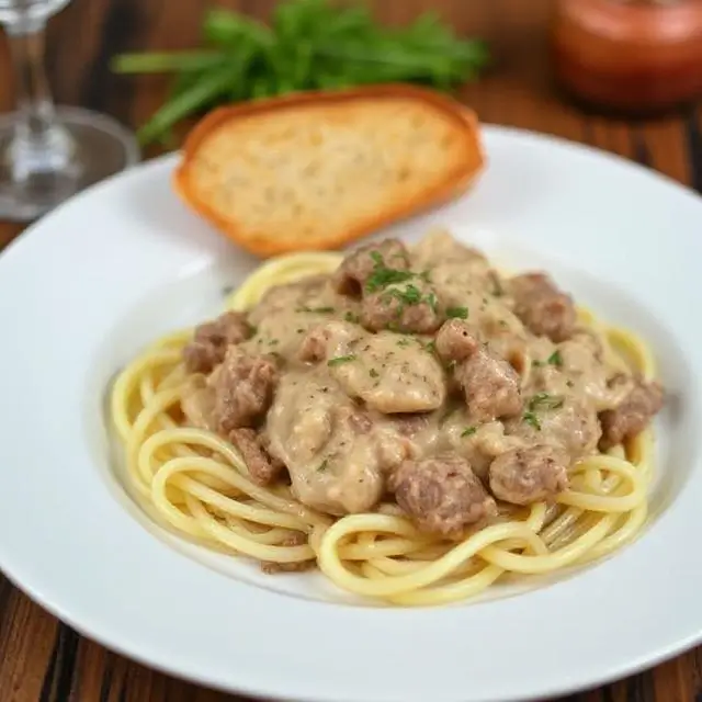 Beef Stroganoff