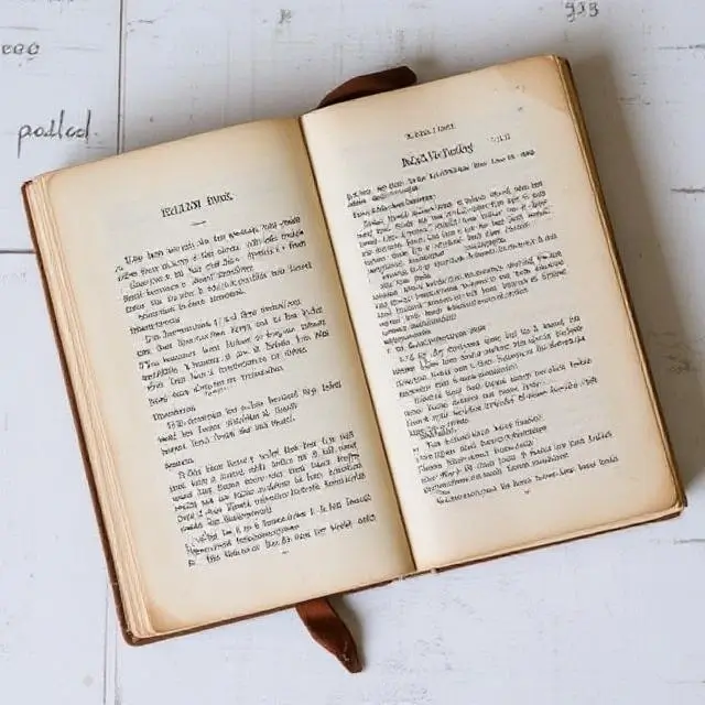 An old recipe book
